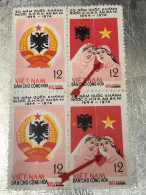 VIET NAM Stamps PRINT ERROR-1974-(tem In Lõi-let Mau-no293--12xu )4-STAMPS-vyre Rare - Vietnam