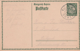 Bayern Ganzsache Mit Tagesstempel Hindelang 1917 LK Oberallgäu Bad Hindelang - Postal  Stationery