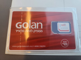 ISRAEL-GOLAN TELECOM-(B)-(SIM-KOSHER)-(899720080091108776721)-(10)-mint Sim Card - Israel