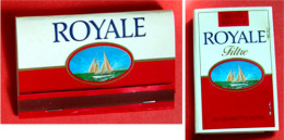 Pochette D'allumettes "ROYALE" - (Bateau, Voilier) - [234]_D77 - Boites D'allumettes