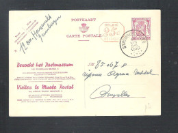 BRIEFKAART BEZOEKT HET POSTMUSEUM - BRUSSEL   (750) - Altri & Non Classificati