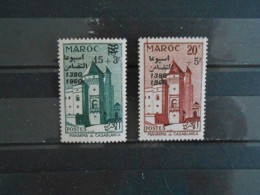 MAROC YT 411/412 QUINZAINE DE L'ENTRAIDE** - Maroc (1956-...)