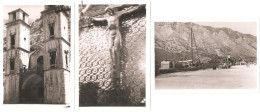 Monténégro - KOTOR - Lot De 3 Photographies Anciennes 6,8 X 9,8 Cm - Voyage En Yougoslavie En Août 1951 - (photo) - Montenegro