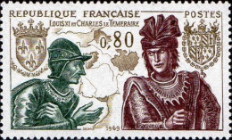 France Poste N** Yv:1616/1618 Grands Noms De L'Histoire 4.Serie - Ungebraucht