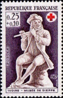 France Poste N** Yv:1540/1541 Croix-Rouge Ivoires Musée De Dieppe - Unused Stamps