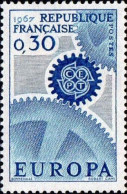France Poste N** Yv:1521/1522 Europa Cept Engrenages - Unused Stamps