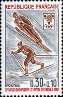 France Poste N** Yv:1543/1547 Jeux Olympiques D'hiver Grenoble - Neufs