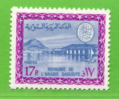 REF096 > ARABIE SAOUDITE < Yvert N° 421 * > Neuf Dos Visible -- MH * - Barrage De Wadi Hanifa - Saudi Arabia