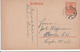 Deutsches Reich  Karte Mit Tagesstempel Quaritz Gaworzyce 1918 Kr Golgau Schlesien - Lettres & Documents