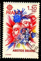 France Poste Obl Yv:2085 Mi:2202 Europa Cept Aristide Briand (Beau Cachet Rond) - Used Stamps