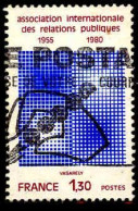 France Poste Obl Yv:2091 Mi:2211 Victor Vasarely (Belle Obl.mécanique) Code Postal - Gebraucht