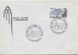 France Poste Obl Yv:2092 Mi:2212 Année Du Patrimoine (TB Cachet à Date) Lettre Wissembourg 15-3-81 - Used Stamps