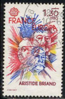 France Poste Obl Yv:2085 Mi:2202 Europa Cept Aristide Briand (TB Cachet Rond) - Oblitérés