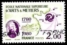 France Poste Obl Yv:2087 Mi:2205 LaRochefoucauld Liancourt (Obl.mécanique) - Used Stamps