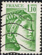 France Poste Obl Yv:2058 Mi:2171A Sabine De David (Lign.Ondulées) - Used Stamps