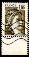 France Poste Obl Yv:2057 Mi:2170A Sabine Bord De Feuille (Lign.Ondulées) - Used Stamps