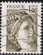 France Poste Obl Yv:2057 Mi:2170A Sabine De David (Lign.Ondulées) - Used Stamps