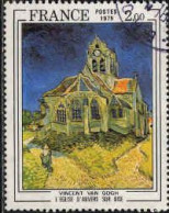 France Poste Obl Yv:2054 Mi:2176 Vincent Van Gogh L'Eglise D'Auvers Sur Oise (Beau Cachet Rond) - Oblitérés