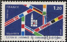 France Poste Obl Yv:2050 Mi:2154 Election Assemblée Européennes (TB Cachet Rond) - Used Stamps