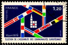 France Poste Obl Yv:2050 Mi:2154 Election Assemblée Européennes (Beau Cachet Rond) - Oblitérés