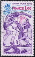 France Poste Obl Yv:2020 Mi:2125 Sport Pour Tous (Lign.Ondulées) - Used Stamps