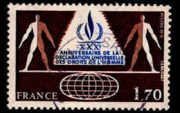 France Poste Obl Yv:2027 Mi:2132 Déclaration Des Droits De L'Homme (TB Cachet Rond) - Oblitérés