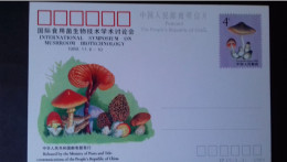 CHINE  ENTIER POSTAL   "CHAMPIGNON  " - Mushrooms