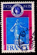 France Poste Obl Yv:2017 Mi:2121 Académie De Philatélie (cachet Rond) - Used Stamps