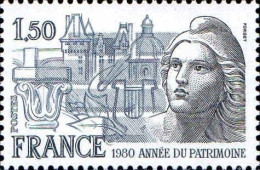 France Poste N** Yv:2092 Mi:2212 Année Du Patrimoine - Ongebruikt