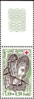 France Poste N** Yv:2070 Mi:2183A Eglise Jeanne D'Arc Rouen Vitrail Bord De Feuille - Unused Stamps