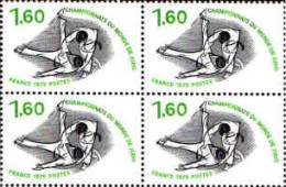 France Poste N** Yv:2069 Mi:2182 Championnats Du Monde De Judo Bloc De 4 - Unused Stamps