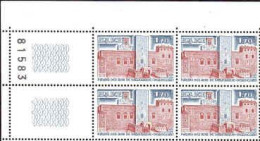 France Poste N** Yv:2044 Mi:2146 Palais Des Rois De Majorque Perpignan Coin D.feuille X4 - Neufs