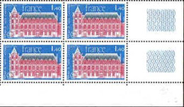 France Poste N** Yv:2045 Mi:2147 Abbaye De Saint-Germain Des Prés Coin D.feuille X4 - Neufs