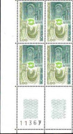 France Poste N** Yv:2040 Mi:2158 Lumières Coin D.feuille X4 - Unused Stamps