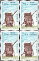France Poste N** Yv:2042 Mi:2152 Moulin De Steenvoorde (Bloc De 4) - Unused Stamps