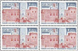 France Poste N** Yv:2044 Mi:2146 Palais Des Rois De Majorque Perpignan Bloc De 4 - Unused Stamps