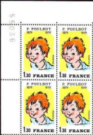 France Poste N** Yv:2038 Mi:2144 F.Poulpot (4x Coin De Feuil) - Unused Stamps