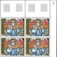 France Poste N** Yv:2033 Mi:2135 Dame Avec Cygnes Miniature (4x Coin De Feuil) - Unused Stamps