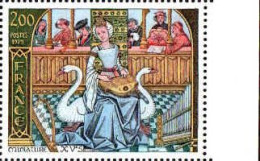 France Poste N** Yv:2033 Mi:2135 Dame Avec Cygnes Miniature (Bord De Feuille) - Unused Stamps