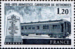 France Poste N** Yv:2022 Mi:2127 Armistice Carrefour De Rethondes - Unused Stamps