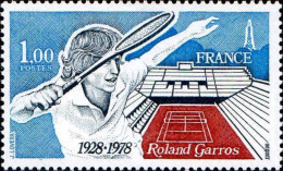 France Poste N** Yv:2012 Mi:2102 Stade Roland Garros - Ungebraucht