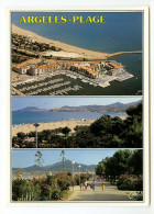 Carte Multivues - ARGELÈS-PLAGE - Le Port - La Plage - La Promenade - Argeles Sur Mer