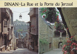 AK 215007 FRANCE - Dinan - La Rue Et La Porte Du Jerzual - Dinan