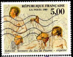 France Poste Obl Yv:2591 Mi:2723 David Serment Du Jeu De Paume (Lign.Ondulées) - Used Stamps