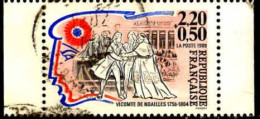 France Poste Obl Yv:2566 Mi:2702 Vicomte De Noailles Révolutionnaire (cachet Rond) - Used Stamps