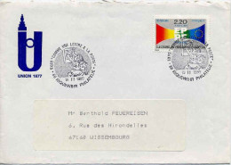 France Poste Obl Yv:2572 Mi:2706 Elections Au Parlement Européen (TB Cachet à Date) Lettre Strasbourg 19-3-89 - Used Stamps