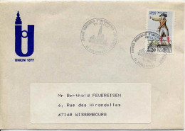 France Poste Obl Yv:2594 Mi:2725 Camille Desmoulins Révolutionnaire (TB Cachet Rond) Lettre Strasbourg - Cachets Commémoratifs