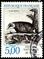 France Poste Obl Yv:2542 Mi:2679 Histoire Naturelle De Buffon Le Blaireau (Beau Cachet Rond) - Oblitérés