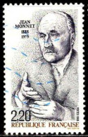 France Poste Obl Yv:2533 Mi:2669 Jean Monnet Politicien (Lign.Ondulées) - Gebraucht