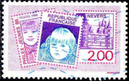 France Poste Obl Yv:2529 Mi:2664 Philex-Jeunes 88 Nevers (Lign.Ondulées) - Used Stamps